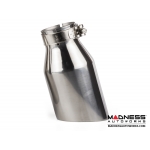 FIAT 500 Custom Stainless Steel Exhaust Tip by MADNESS (1) - Stainless Steel -  2.5" ID